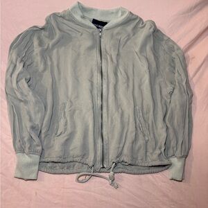 Steve Madden Light Gray Bomber Jacket
